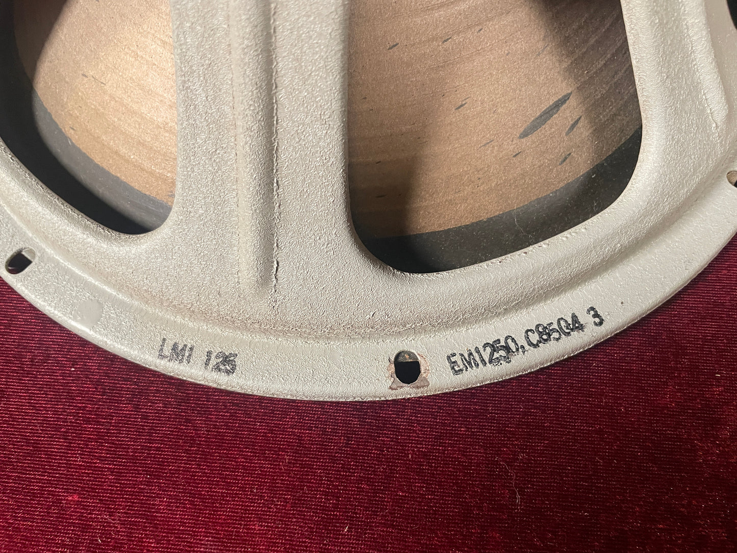1968 Jensen 12" 100W Vibranto LMI-125 EM-1250 Speaker 8 Ohm LMI125 EM1250 (Stock #49)