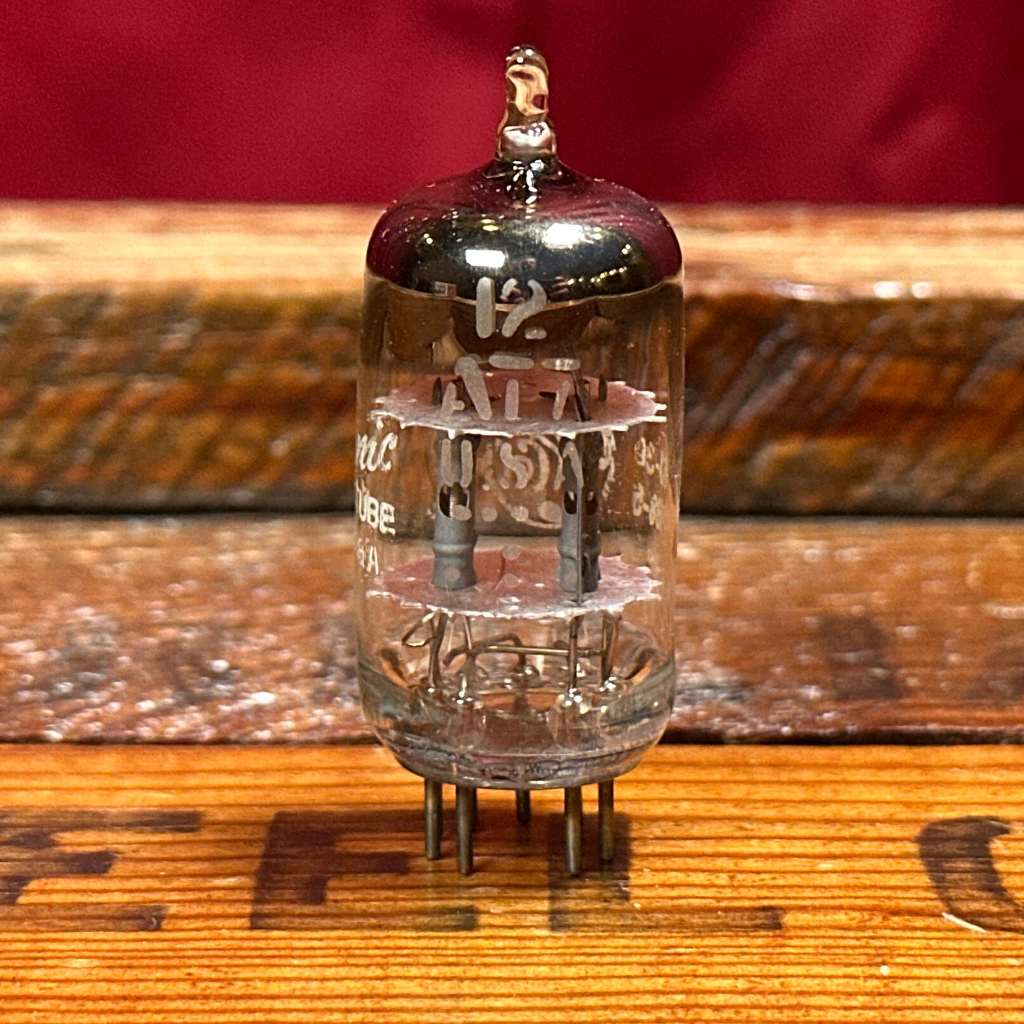 Vintage GE 12AT7 Preamp Tube ECC81 Valve General Electric #247