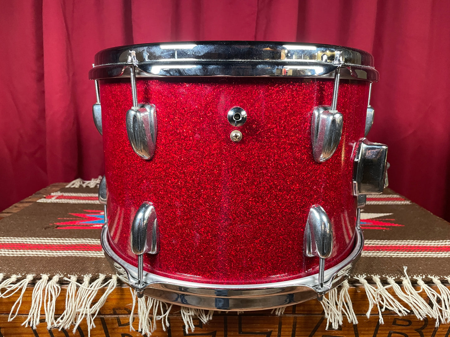 1964 Slingerland 9x13 Tom Red Sparkle 13x9