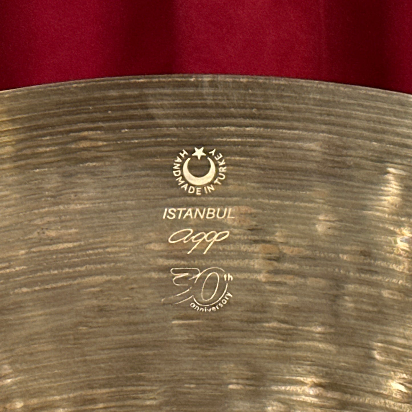 22" Istanbul Agop 30th Anniversary Ride Cymbal 2298g *Video Demo*