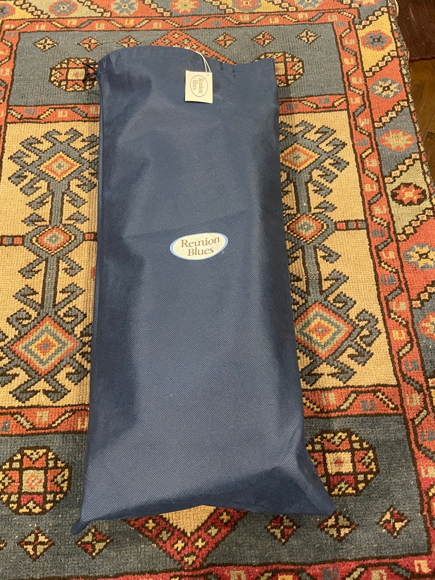 Reunion Blues Extra Large Black Leather Stick & Mallet Bag