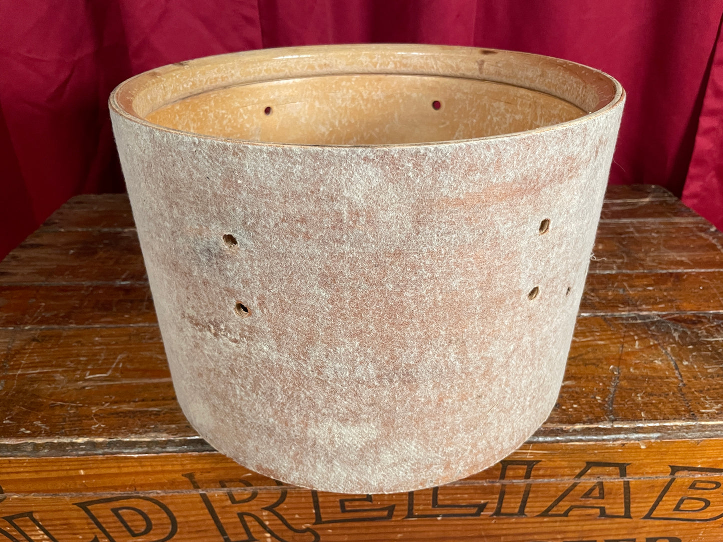 1970s Slingerland 8x12 Tom Drum Shell Project 3-Ply