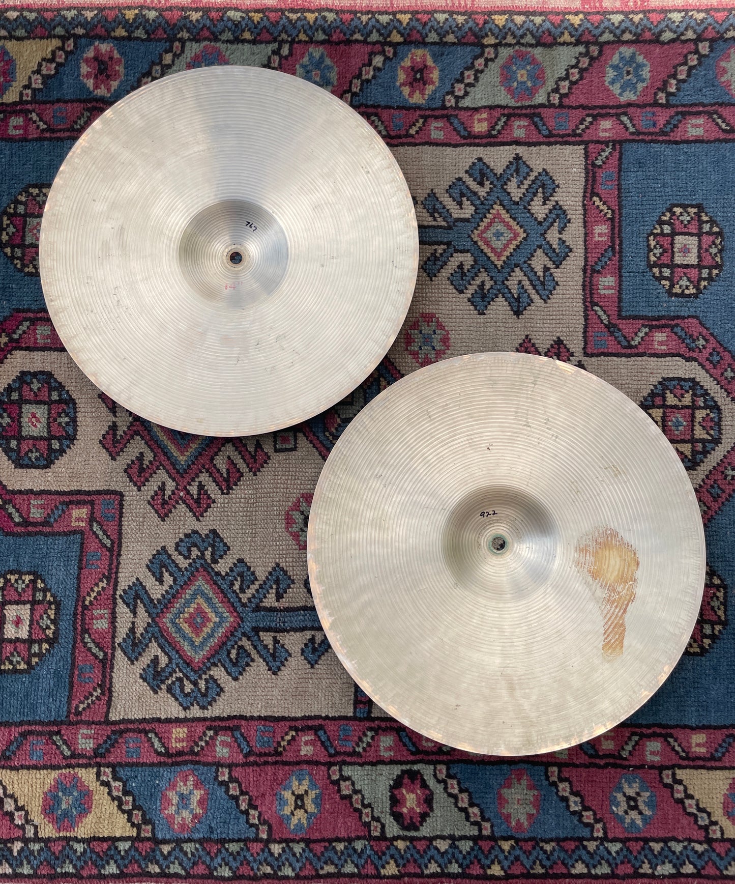 14" Paiste Pre-Serial 602 Hi-Hat Cymbal Pair 767g/922g *Video Demo*