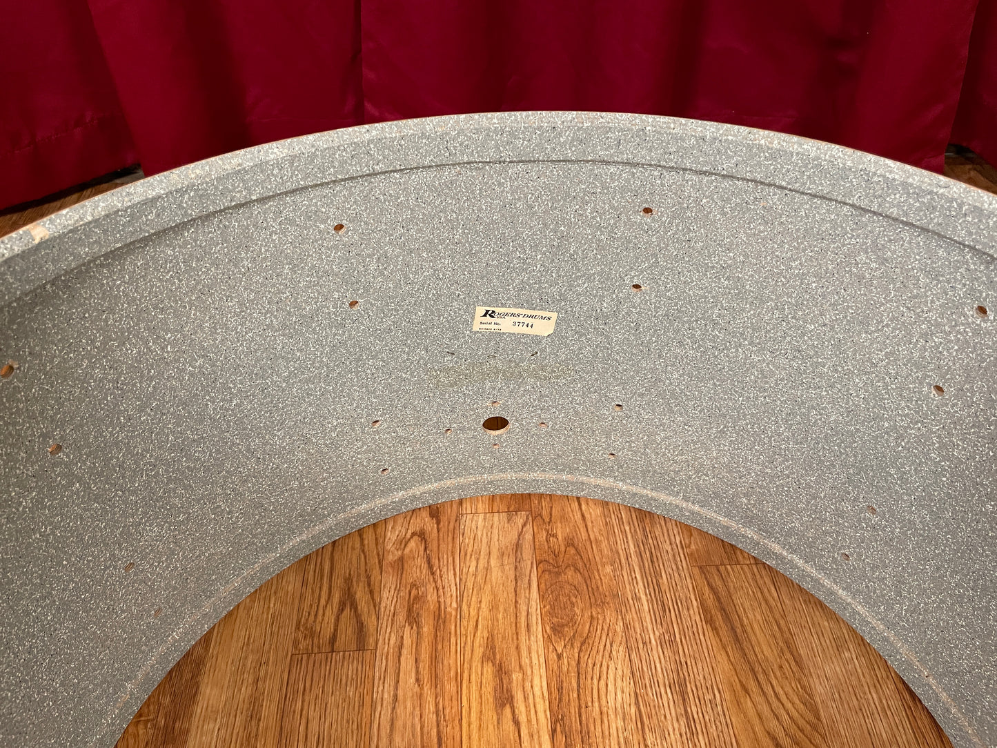 Early 1970s Rogers 14x24 Bass Drum Shell Black