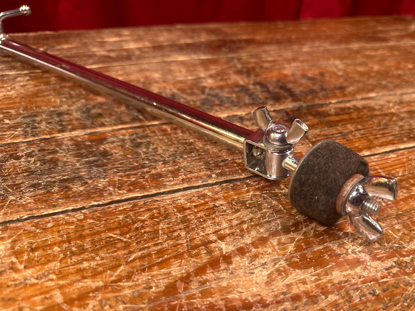 1950s WFL Ludwig Adjustable L-Arm Cymbal Holder No. 1372 Chrome