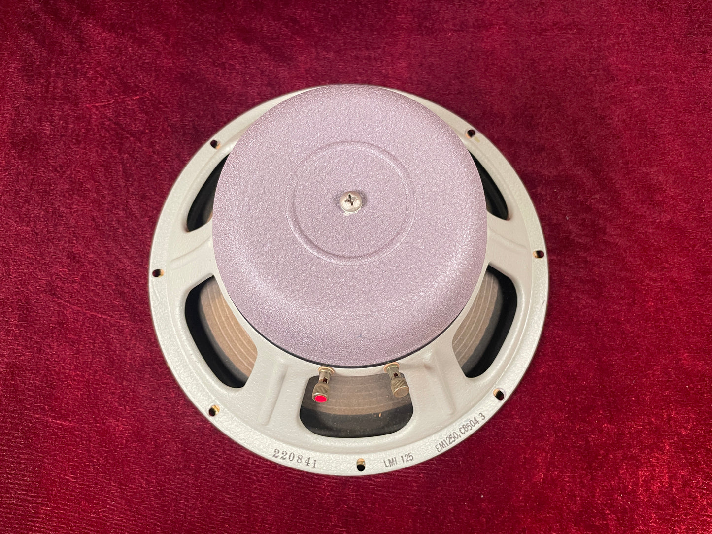 1968 Jensen 12" 100W Vibranto LMI-125 EM-1250 Speaker 8 Ohm LMI125 EM1250 (Stock #46)