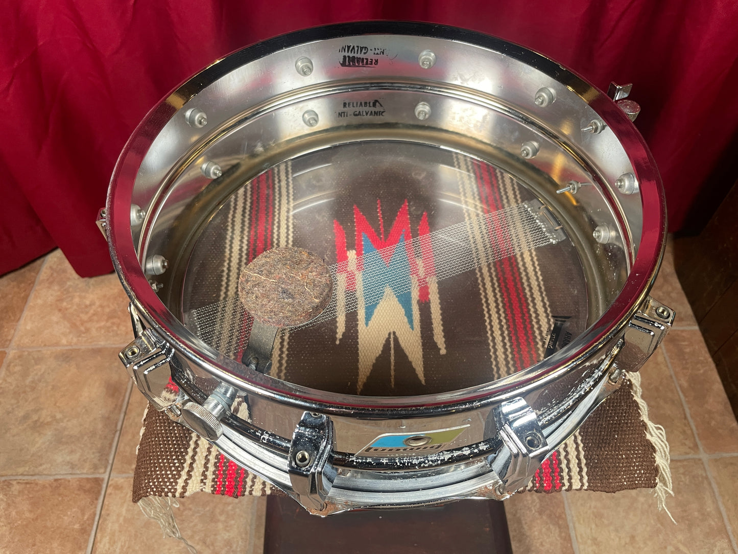 1970s Ludwig 5x14 LM400 Supraphonic Snare Drum