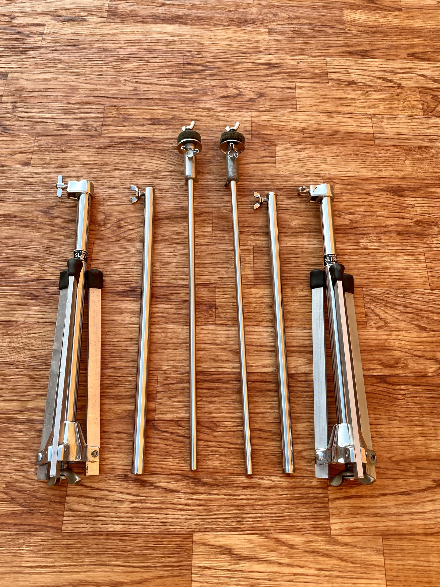 1960s Slingerland No. 33F Flush Base Cymbal Stand Pair - CLEAN!
