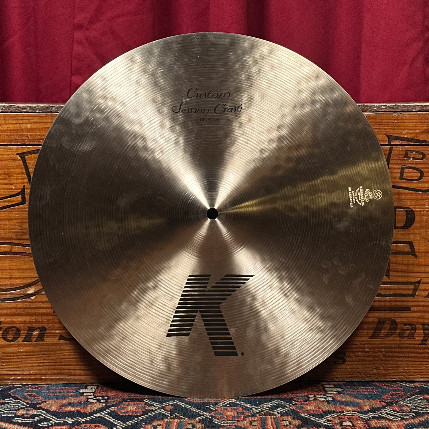 16" Zildjian K Custom Session Crash Cymbal 1032g *Video Demo*