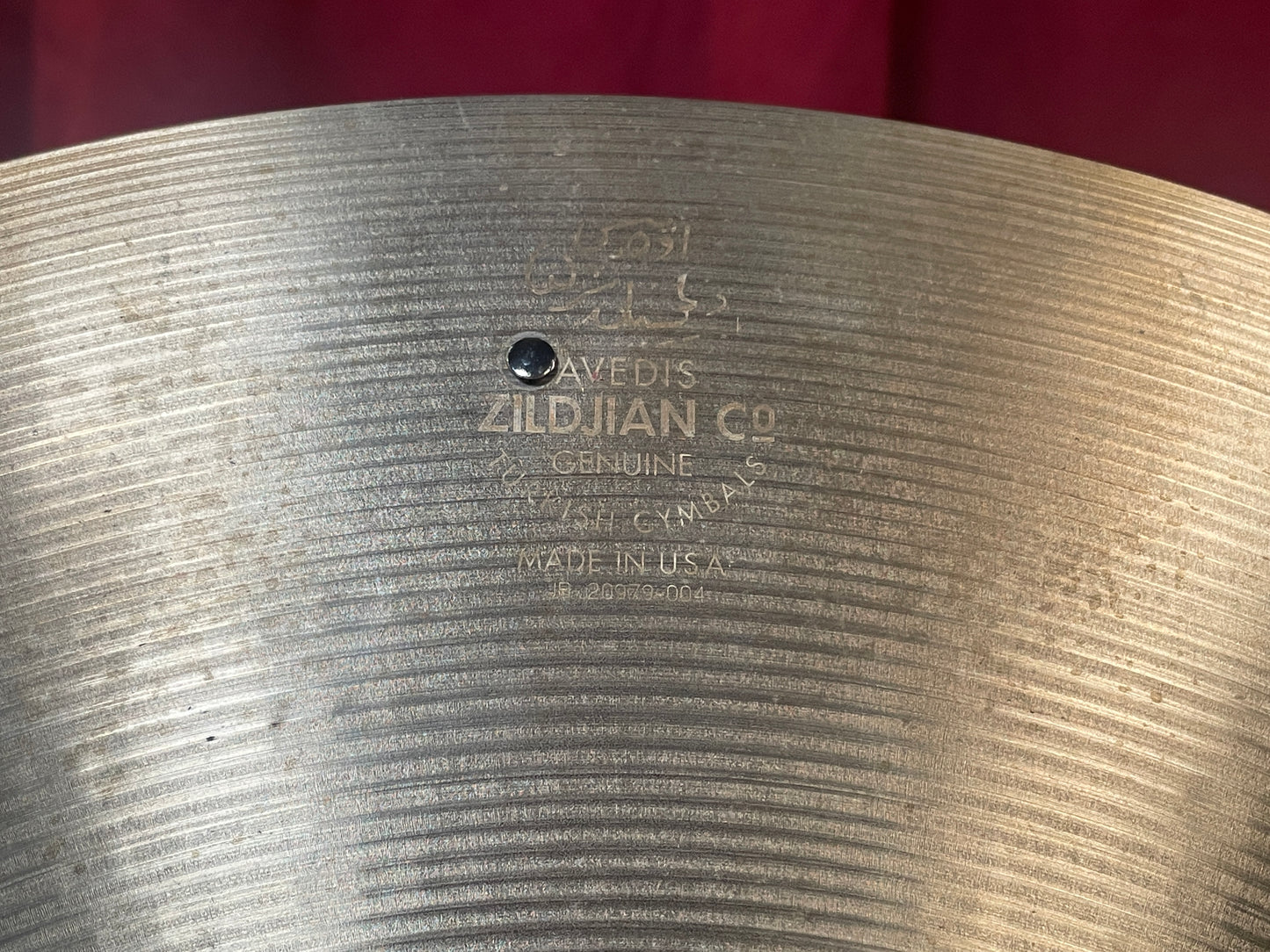 20" Zildjian A Rock Ride Cymbal w/ Rivets 2986g *Video Demo*