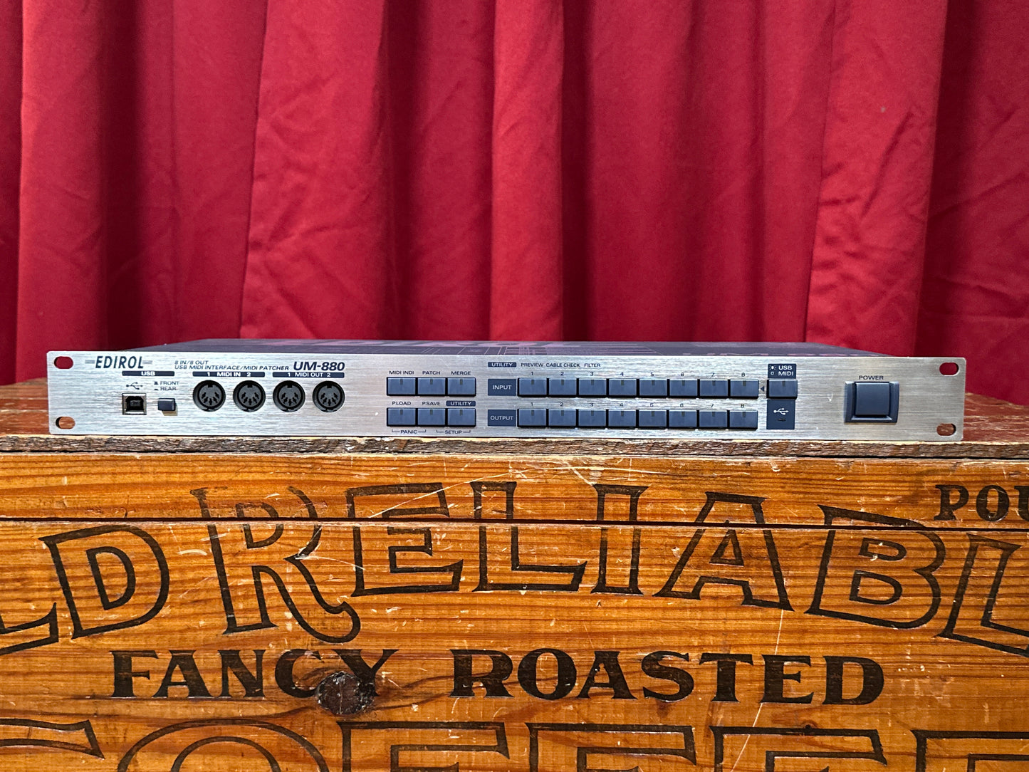 Edirol UM-880 8 In / 8 Out USB MIDI Interface Patcher