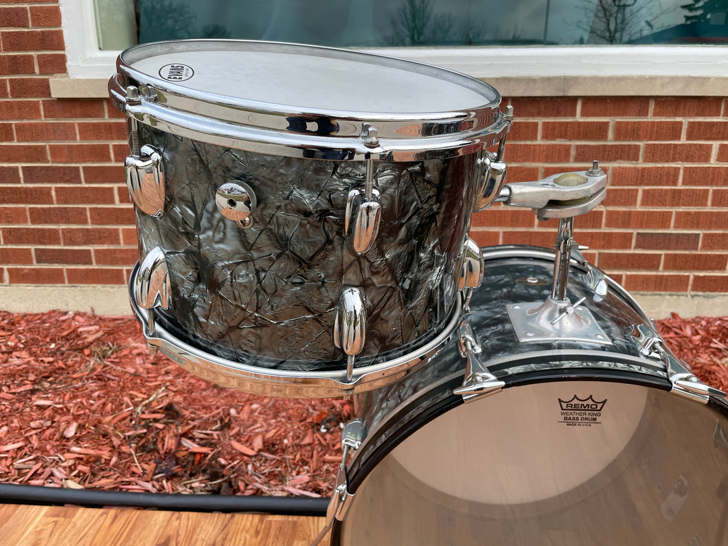 1968 Slingerland No. 9N Drum Set Black Diamond Pearl 20/12/14 *Video Demo*