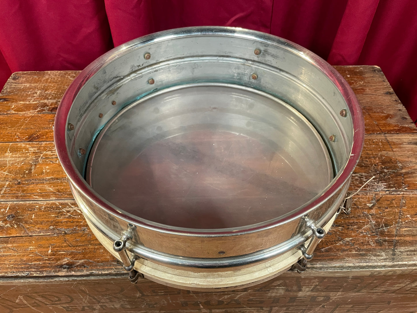 1920s Ludwig Universal 5x15 Snare Drum 2pc Shell NOB *Video Demo*