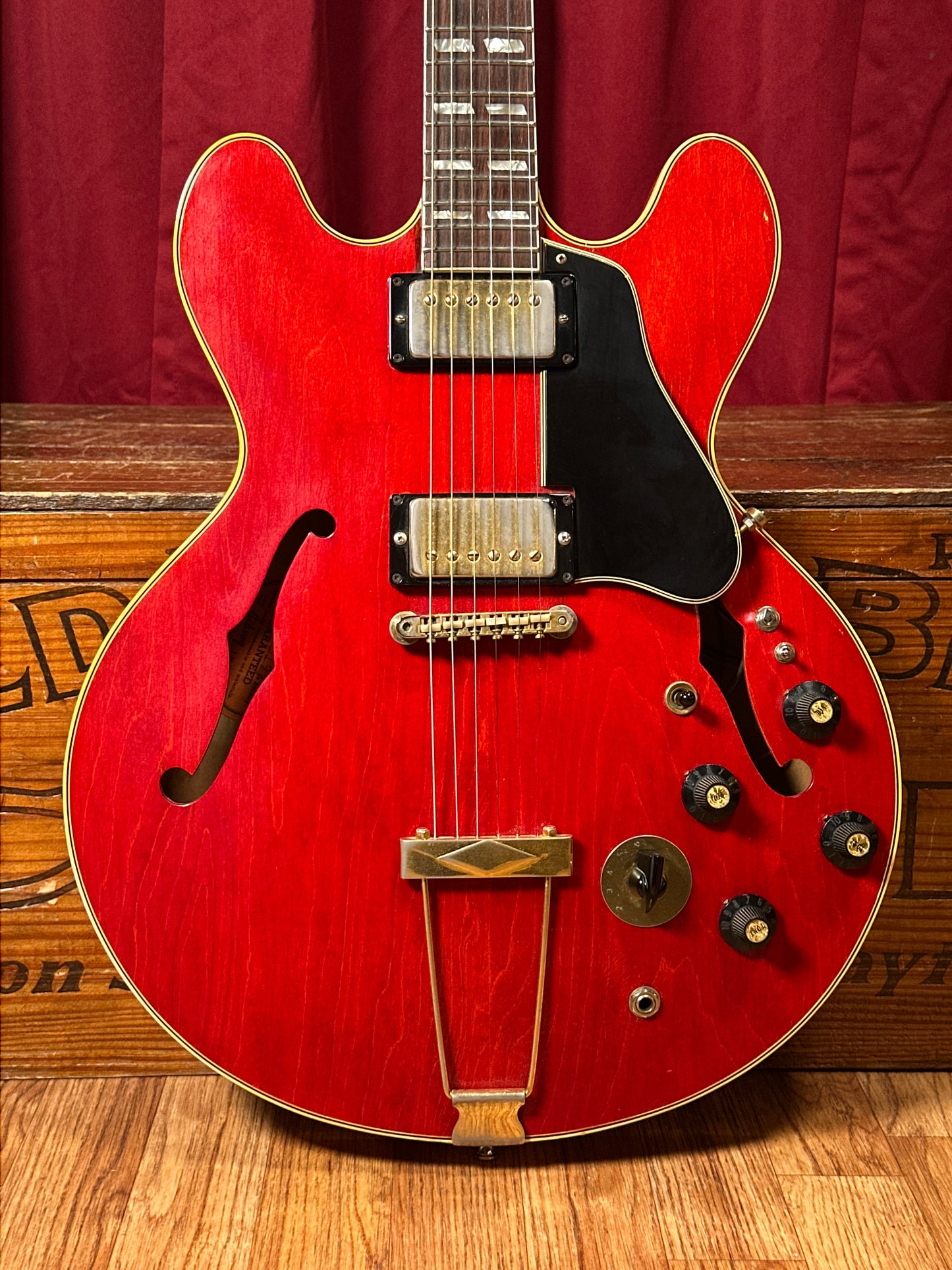 1967 Gibson ES-345 Semi Hollowbody Electric Guitar Cherry Red w/OHSC
