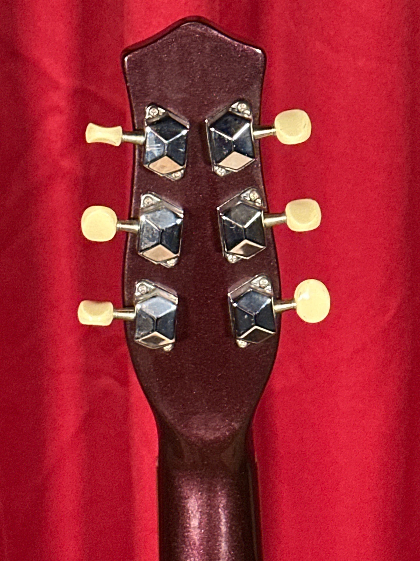 1990s Danelectro '56 U-2 Reissue Electric Guitar Beatnik Burgundy Purple Sparkle