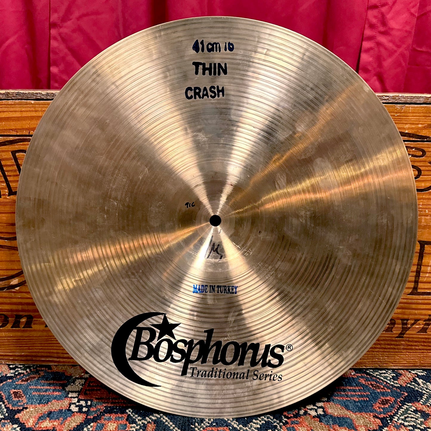 16" Bosphorus Traditional Series Thin Crash 916g *Video Demo*