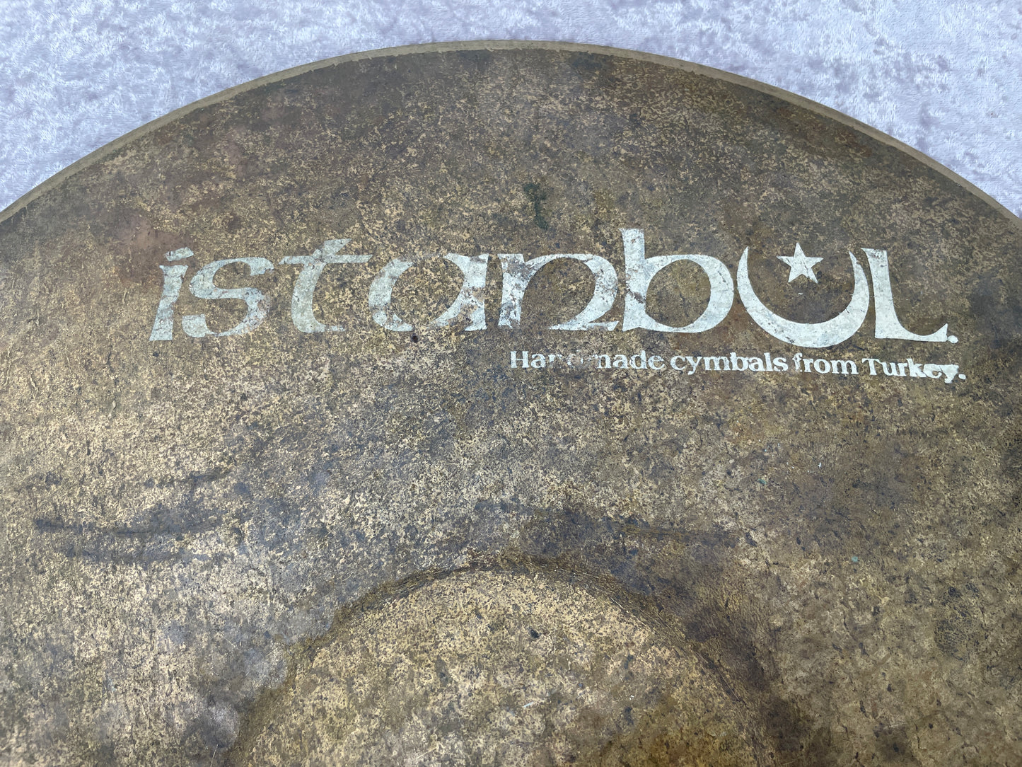 22" Istanbul Pre-Split White Label Turk Ride Cymbal 3738g *Video Demo*