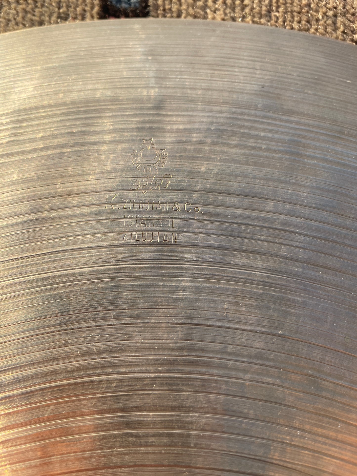 20" Vintage Zildjian Istanbul New Stamp K Ride Cymbal 1815g *Video Demo*
