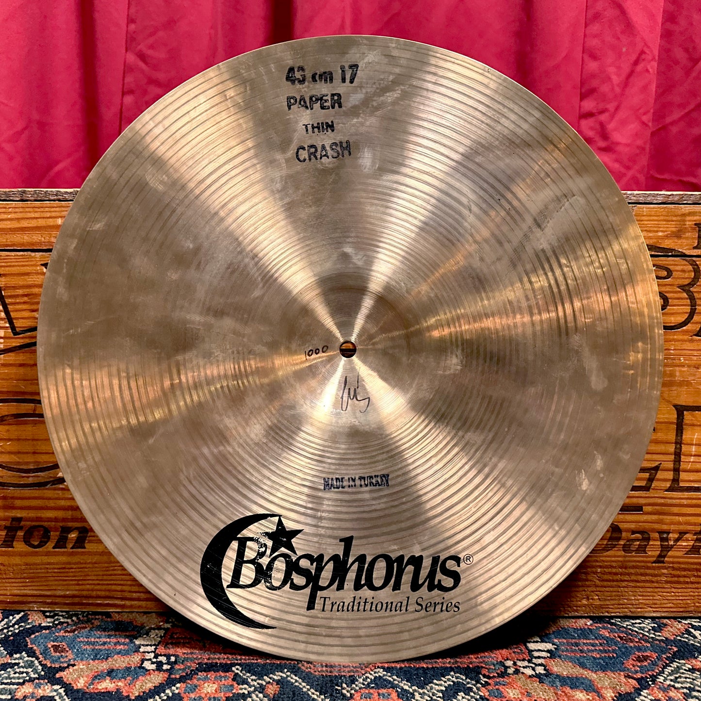 17" Bosphorus Traditional Series Paper Thin Crash 1000g *Video Demo*
