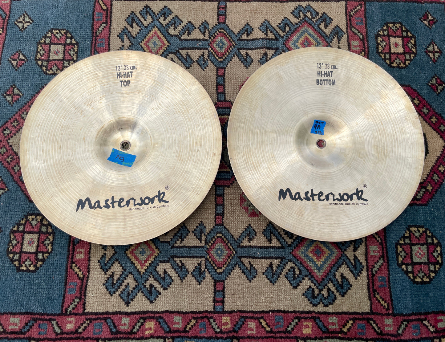 13" Masterwork Custom Series Hi-Hat Cymbal Pair 790g/938g *Video Demo*