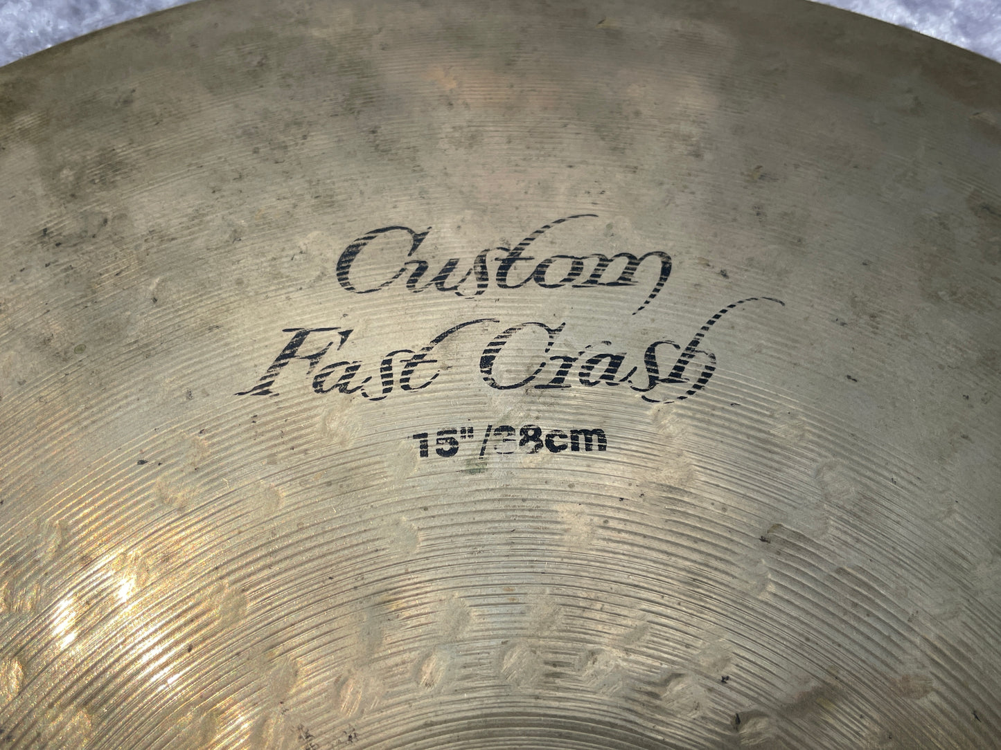 15" Zildjian K Custom Fast Crash Cymbal 928g