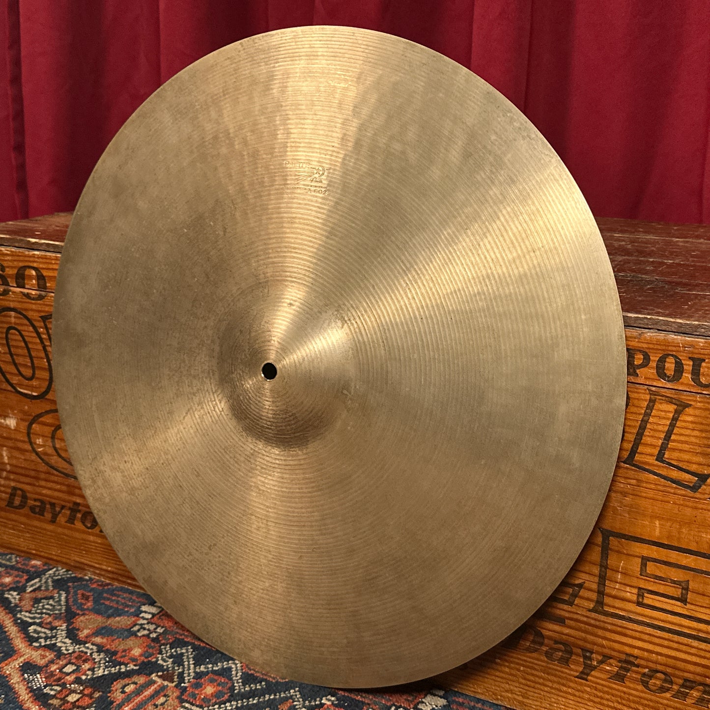 20" Paiste Formula 602 Pre-Serial 1960s Ride Cymbal 2398g *Video Demo*