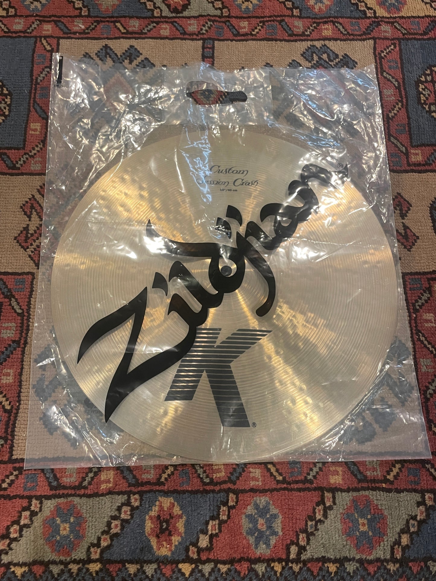 16" Zildjian K Custom Session Crash Cymbal 1080g