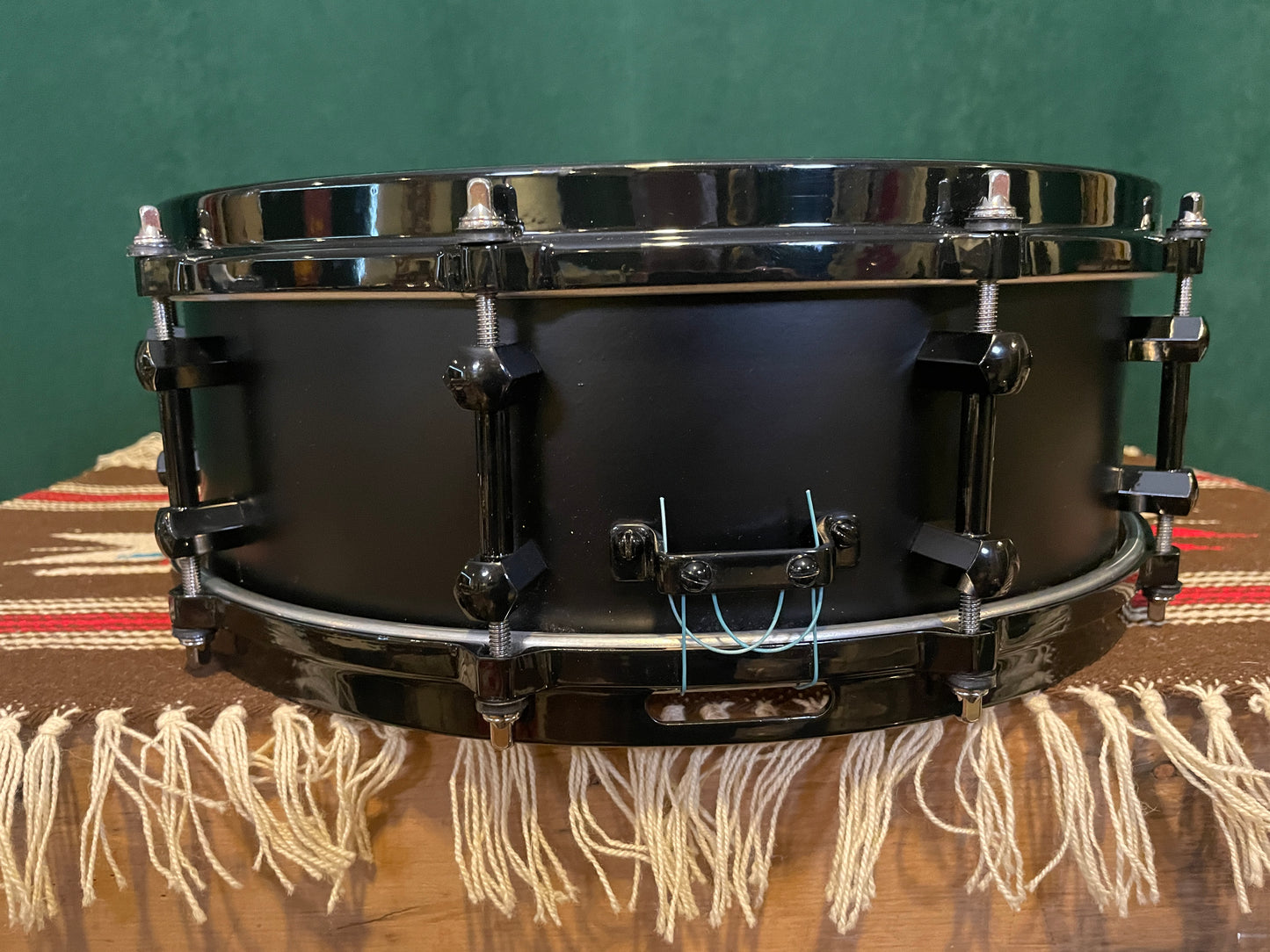 Noble & Cooley 4.75x14 Alloy Classic Snare Drum Black