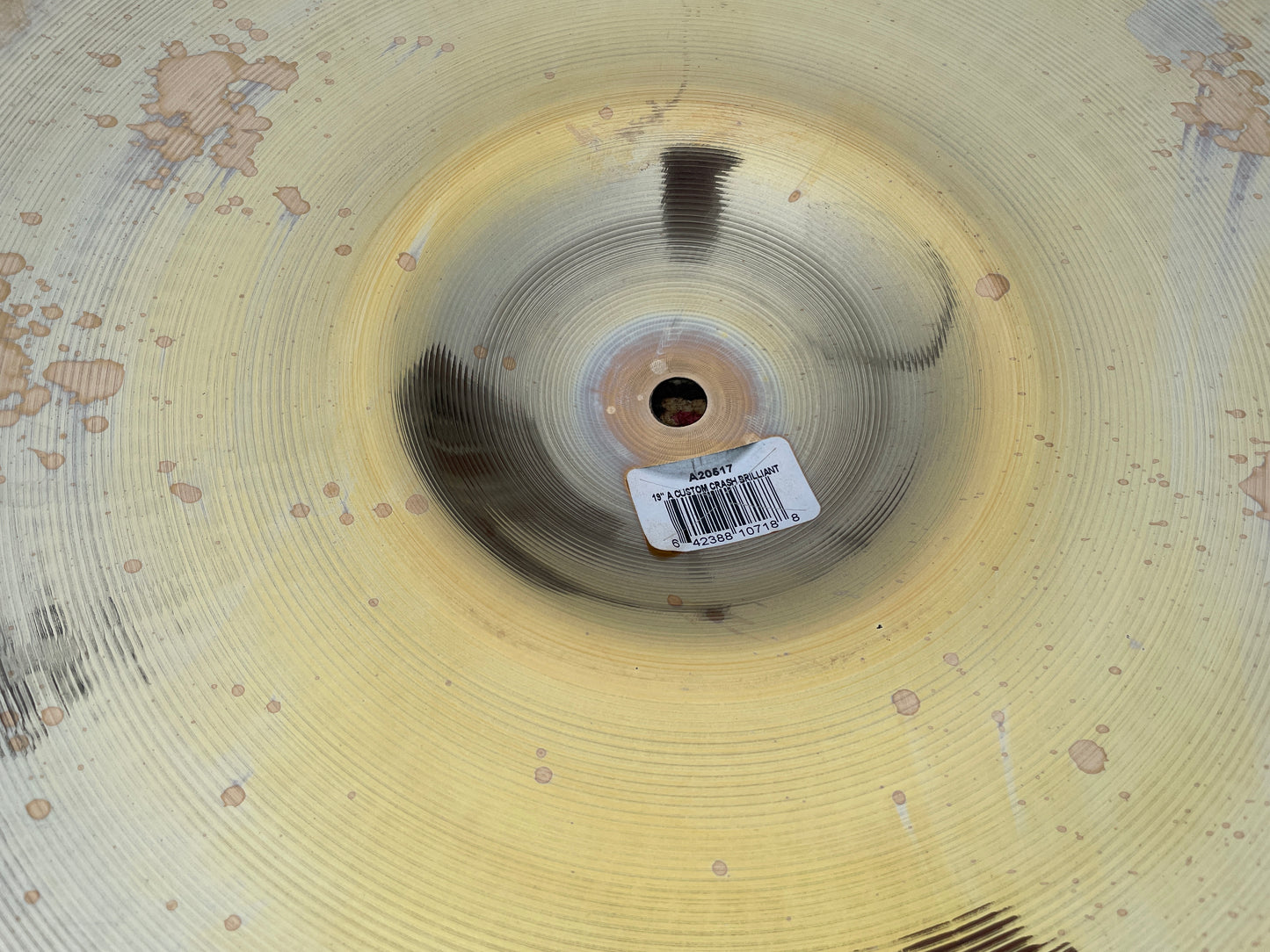 19" Zildjian A Custom Crash Cymbal 1494g *Video Demo*