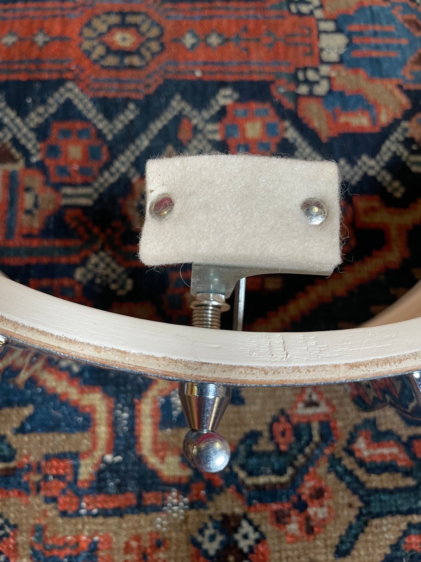 1966 Ludwig No. 908P Jazz Festival 5x14 Snare Drum Oyster Blue Pearl