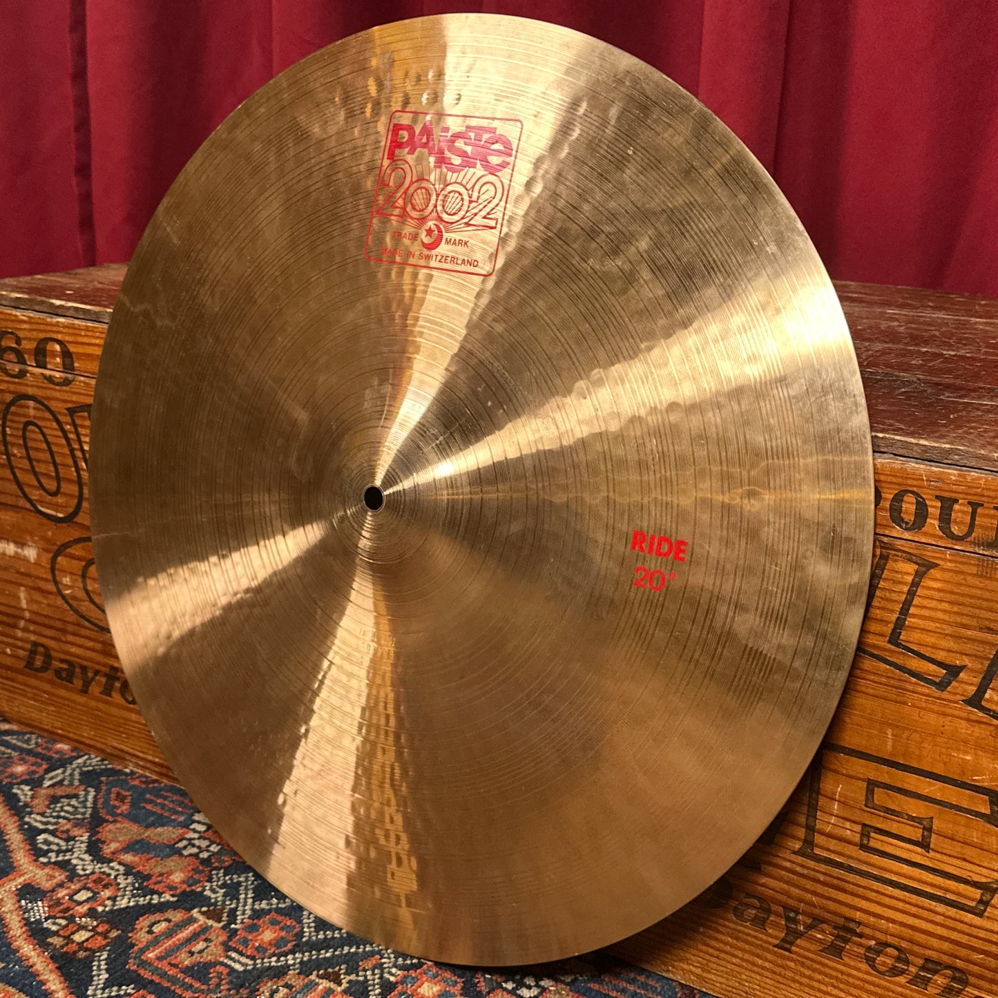 20" Paiste 1984 2002 Ride Cymbal 2434g *Video Demo*