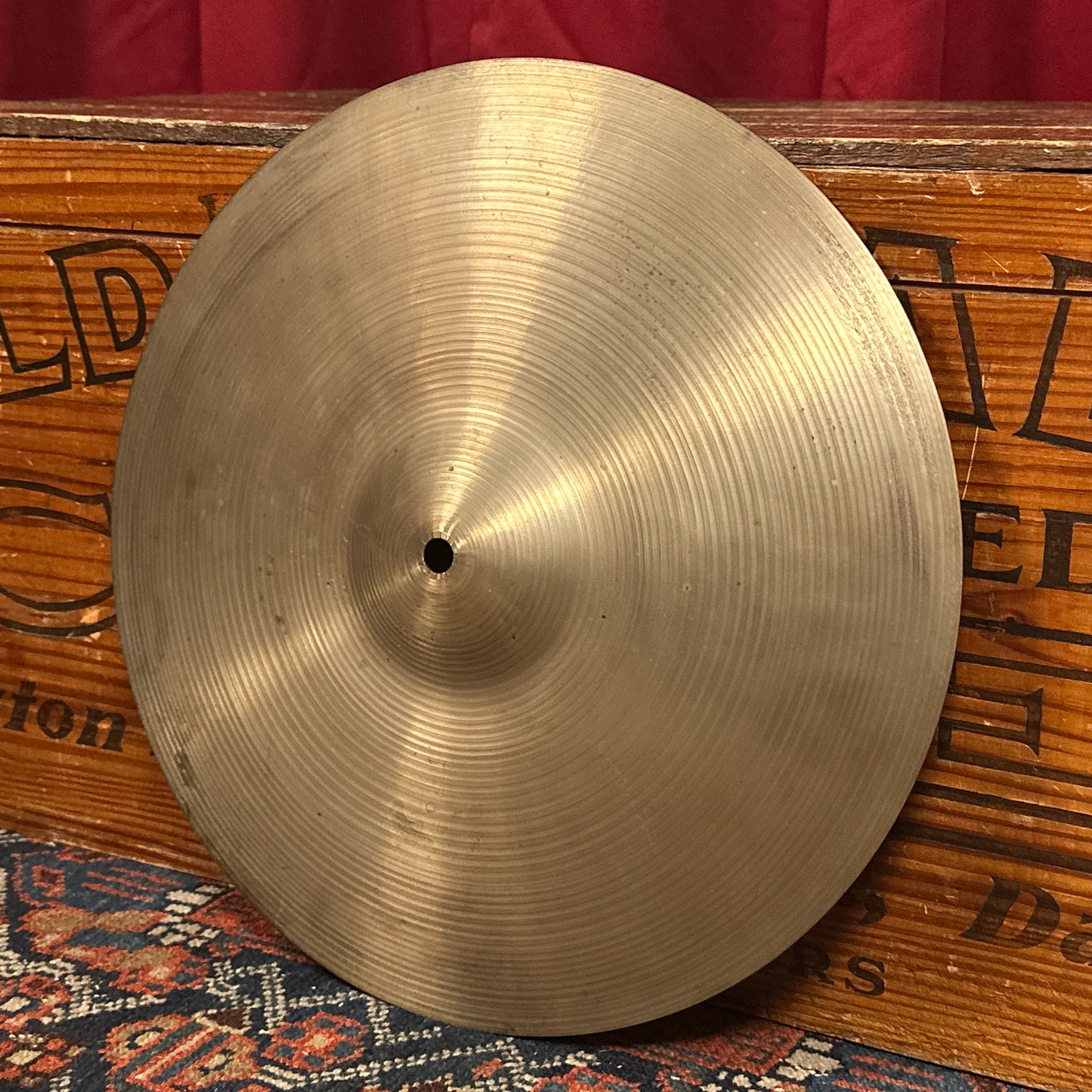 14" Ajaha Medium Hi-Hat Cymbal Pair 774g/788g Pre-UFIP Made In Italy *Video Demo*