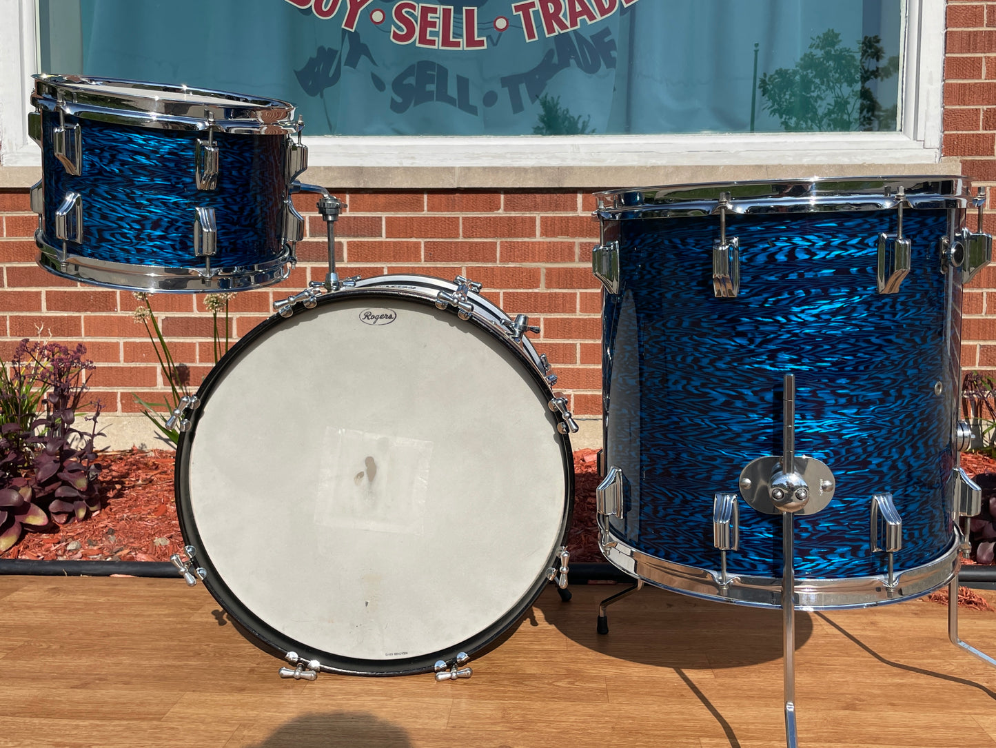 1960s Rogers Holiday Cleveland Swingtime 20/12/16 3ply Blue Onyx