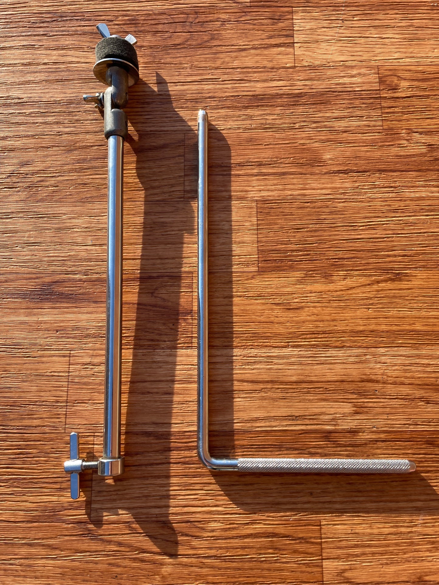 1960s Slingerland No. 761-21 Adjustable Bass Drum Mount L-Arm Cymbal Holder