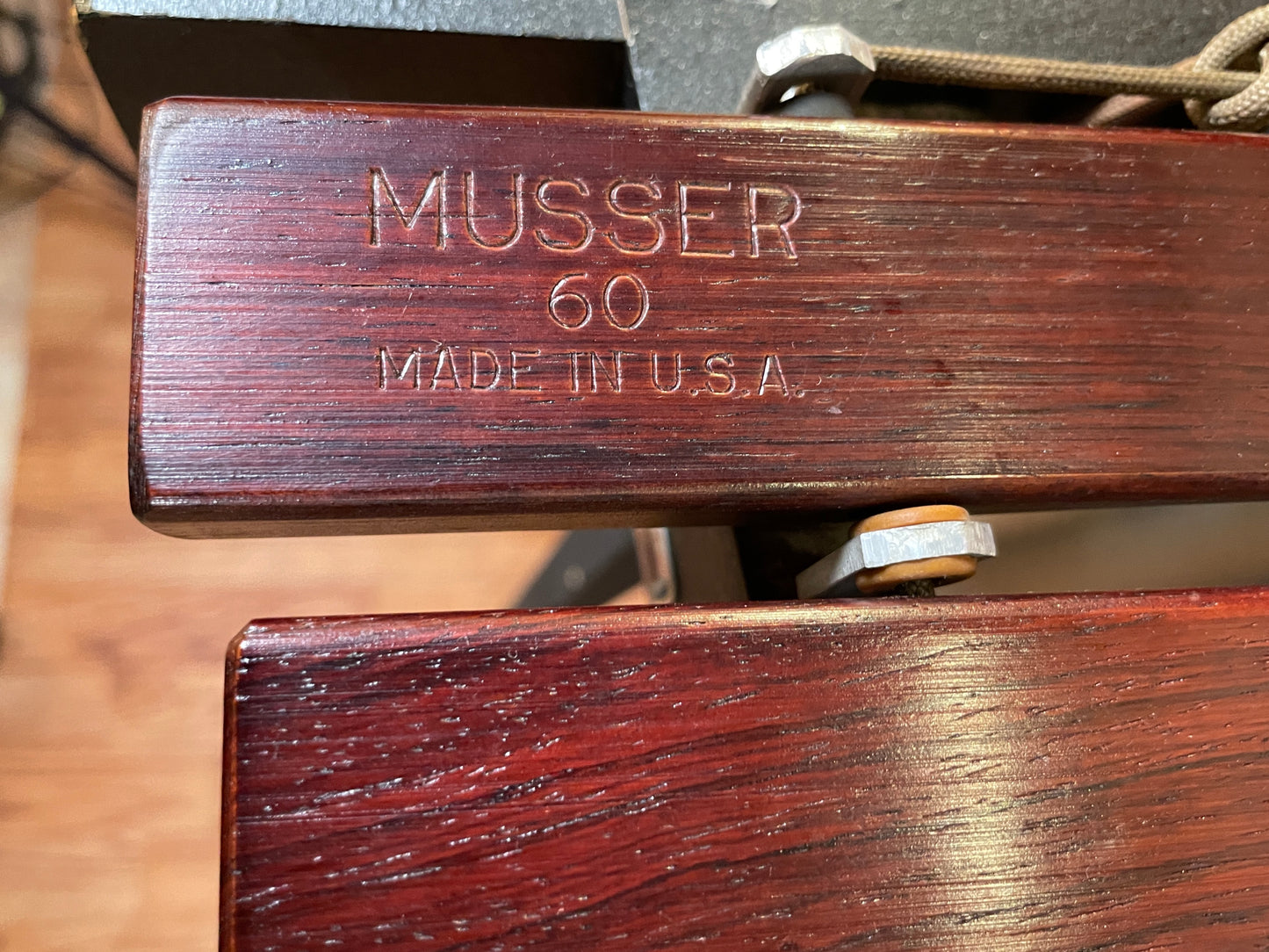 1960s Musser No. 60 Triette Marimba 3 Octave w/ Rosewood Keys M60