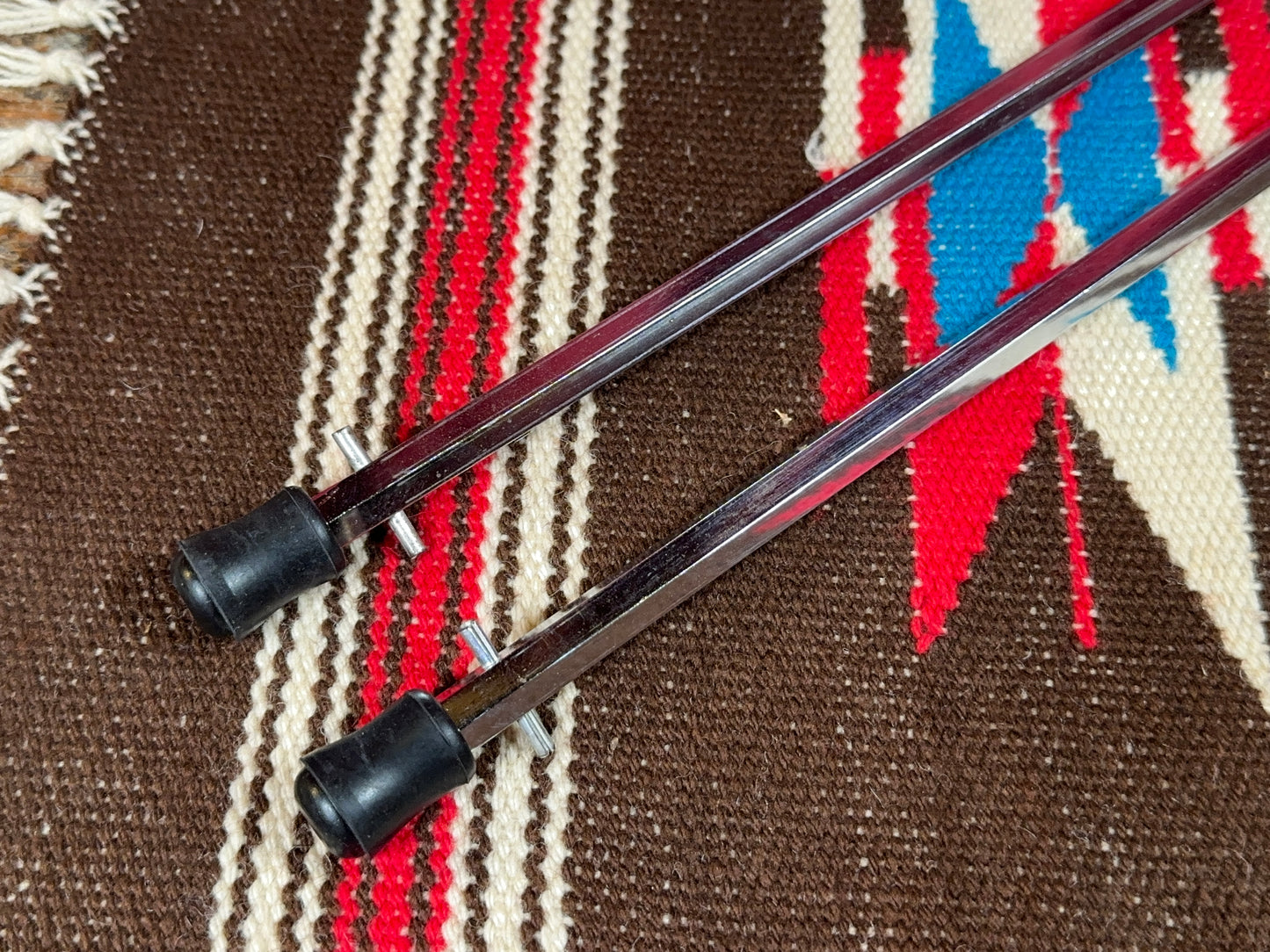 1960s Rogers 14" Internal Disappearing Spurs Bass Drum Legs No. 340
