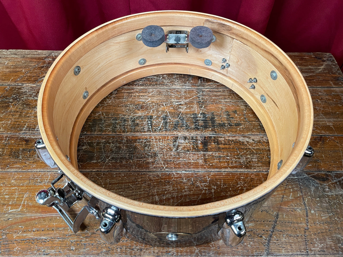 1960-1962 Slingerland 5.5x14 No. 143 Gene Krupa Radio King Snare Drum Capri Pearl