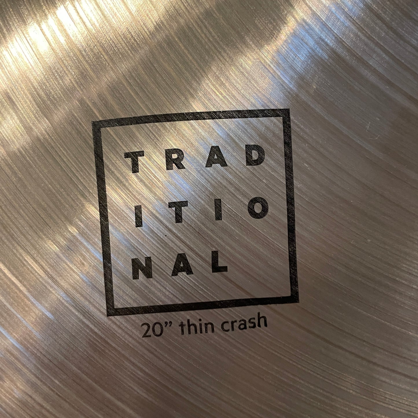 20" Istanbul Agop Traditional Thin Crash Cymbal 1632g *Video Demo*