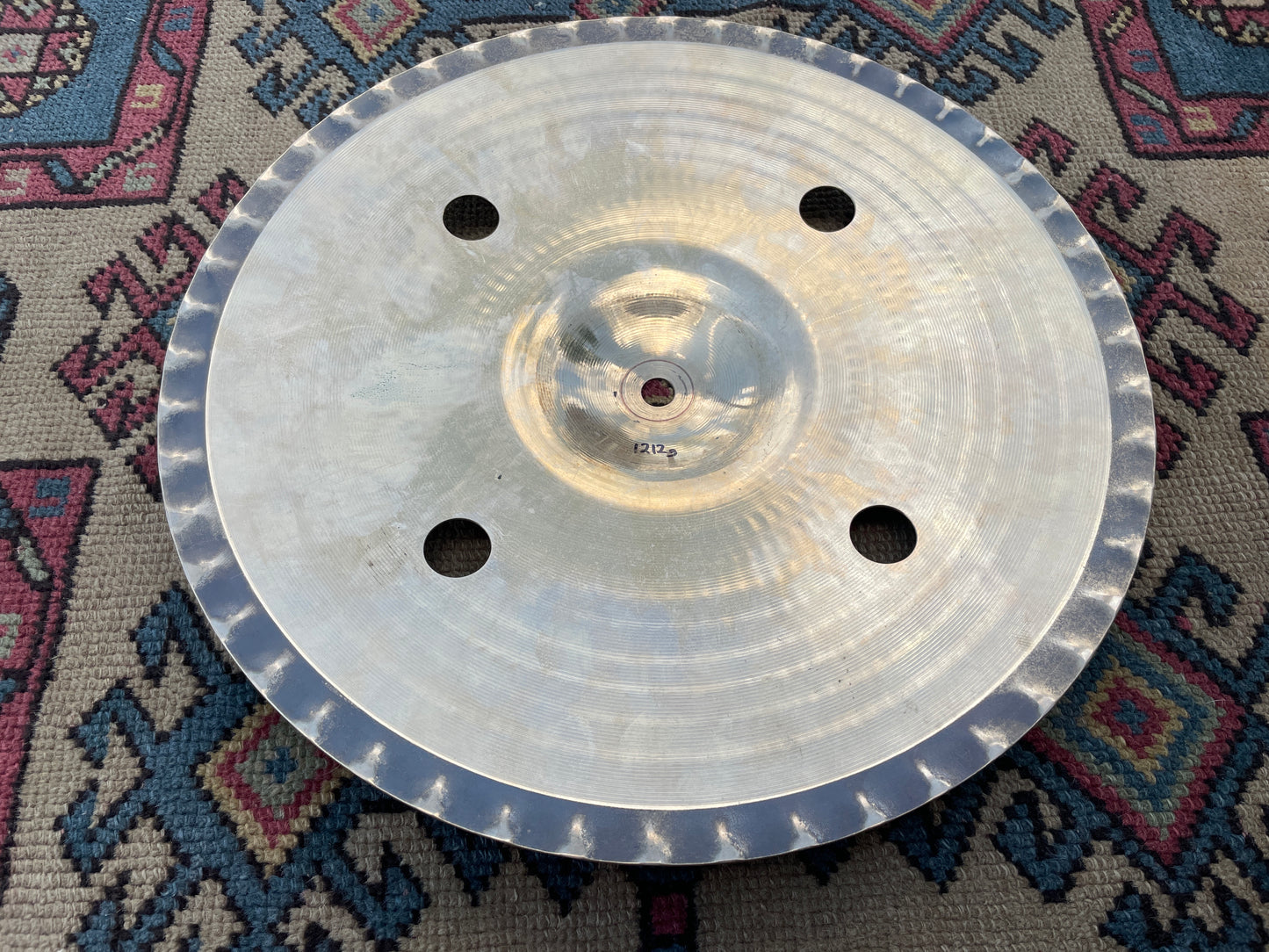 14" Zildjian A Custom Mastersound Vented Bottom Hi-Hat Cymbal Single 1212g