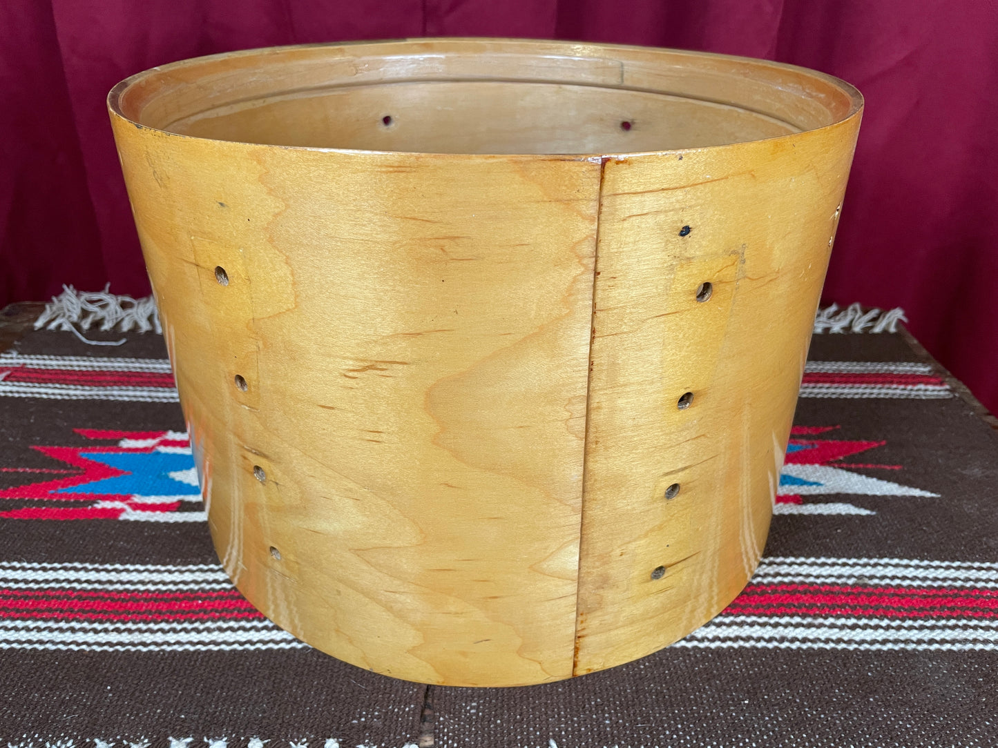 Vintage Ludwig Super Classic 9x13 Tom Drum Shell Maple Finish