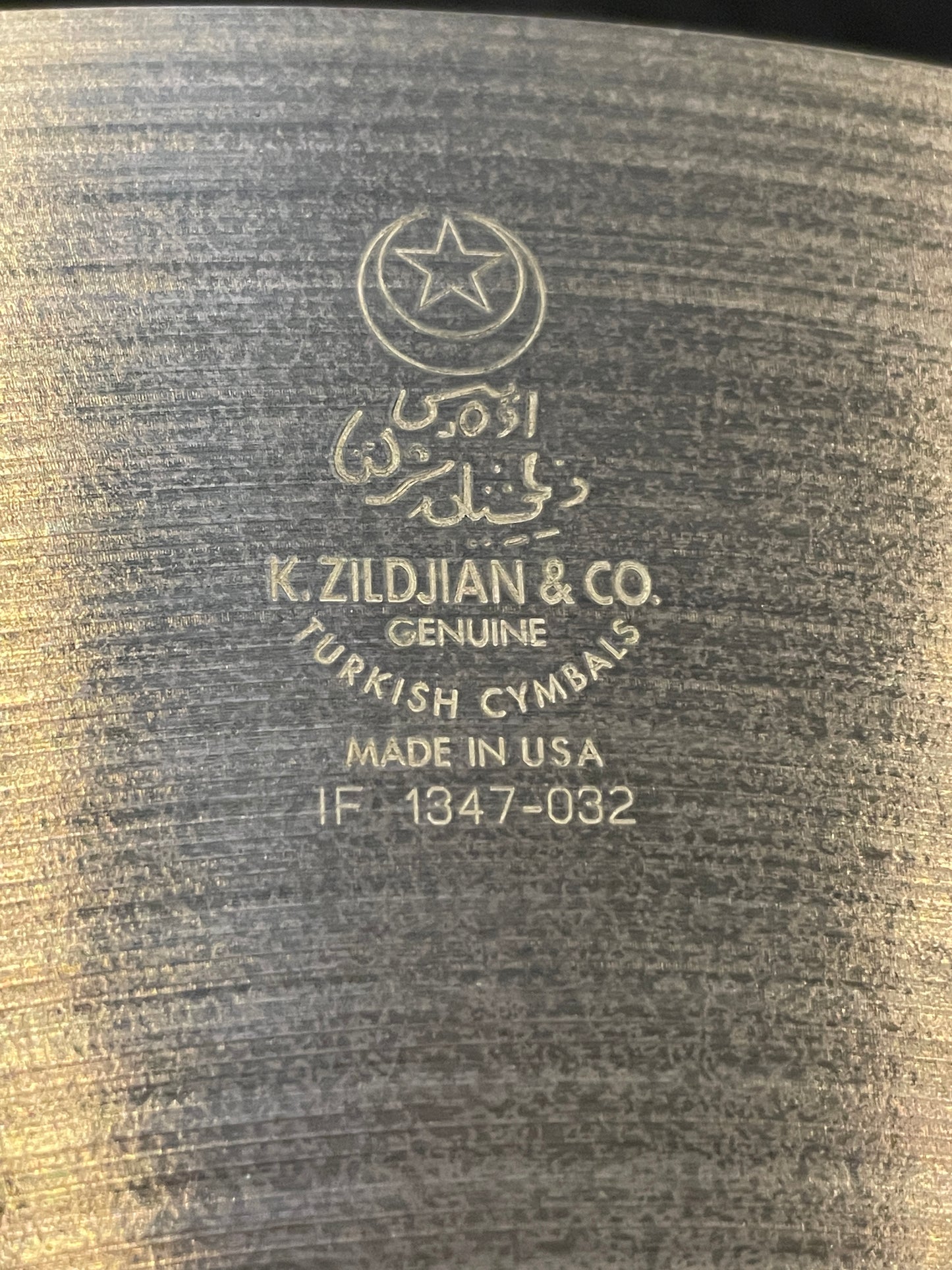 17" K Zildjian Dark Crash Medium Thin Cymbal 1366g