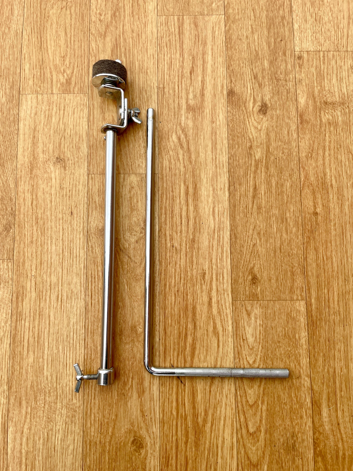 1960s Gretsch Telescoping L-Arm Cymbal Holder Round Badge Era