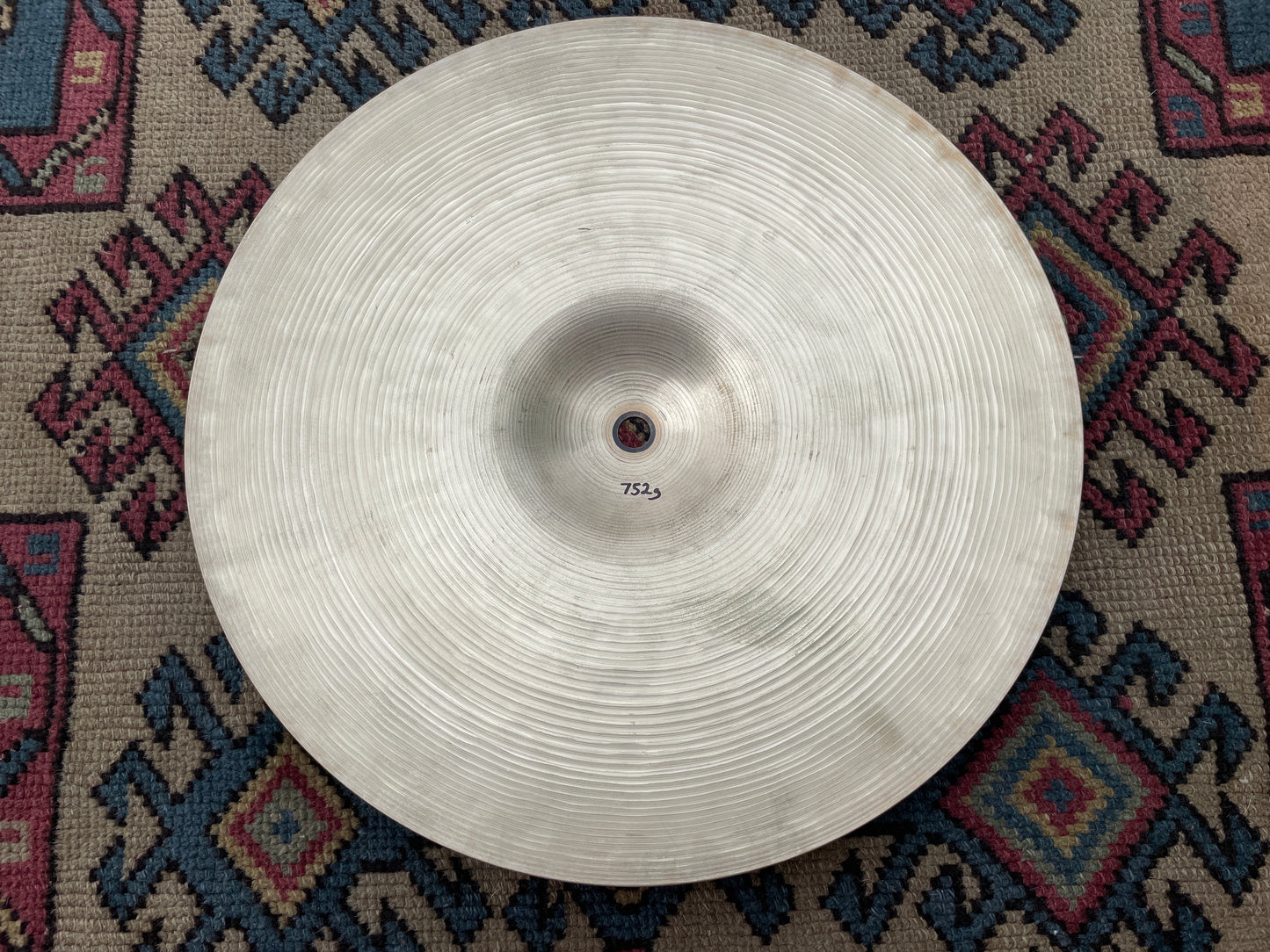 13" Zildjian K Hi-Hat Top Single 752g