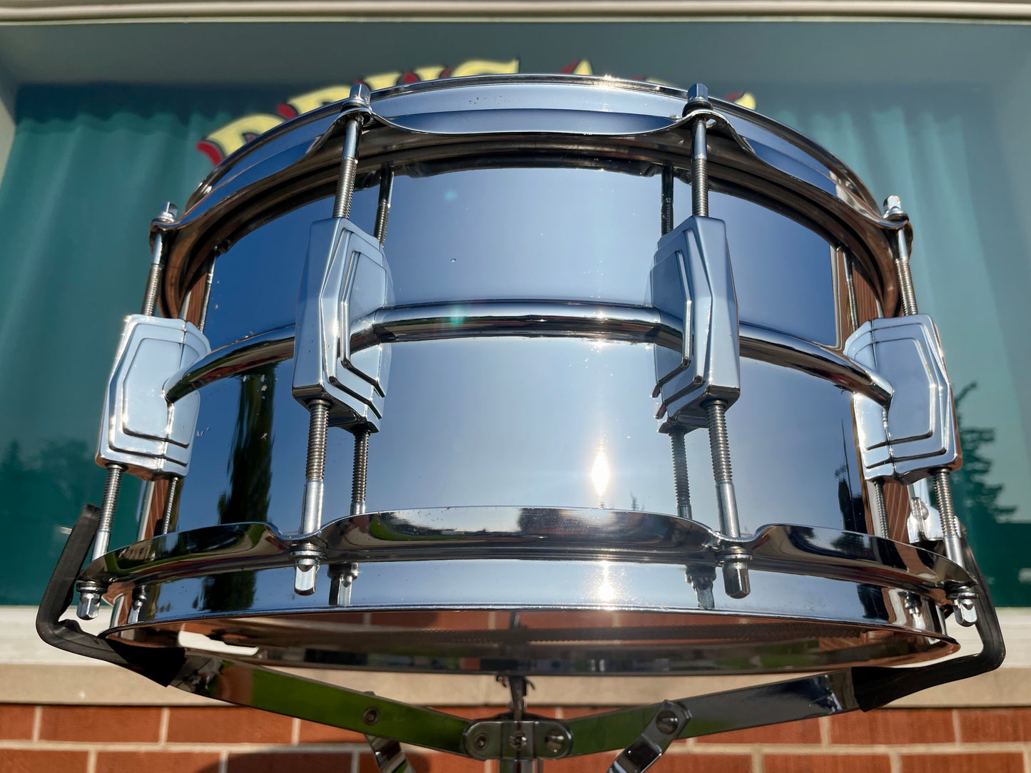 1970s Ludwig 6.5x14 LM402 Supraphonic Snare Drum