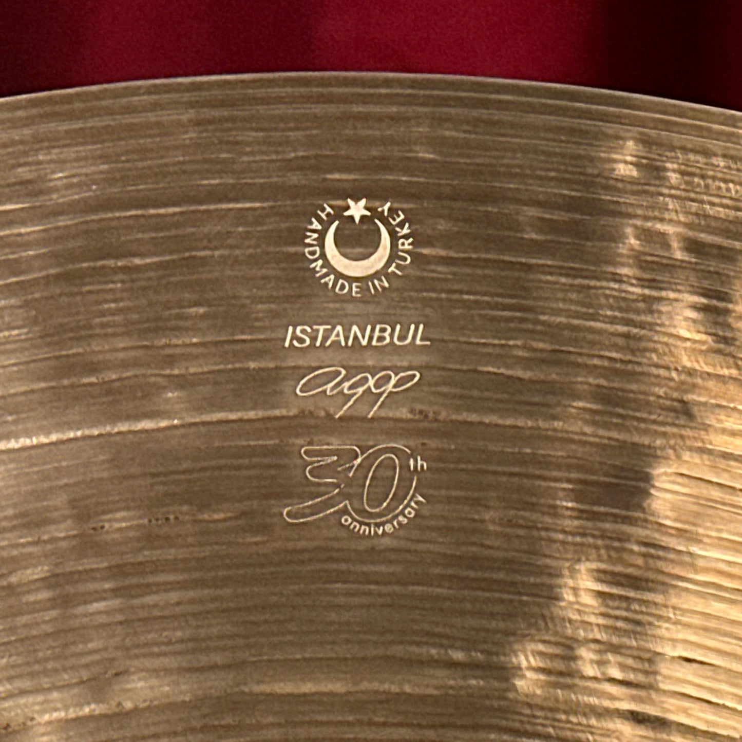 19" Istanbul Agop 30th Anniversary Crash Cymbal 1502g *Video Demo*