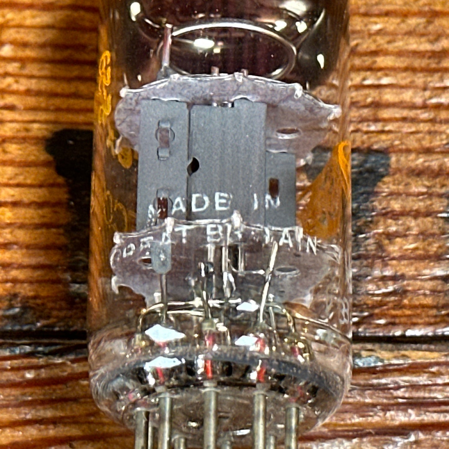 Vintage Amperex 12AT7 Preamp Tube ECC81 Valve Mullard Blackburn Factory #246