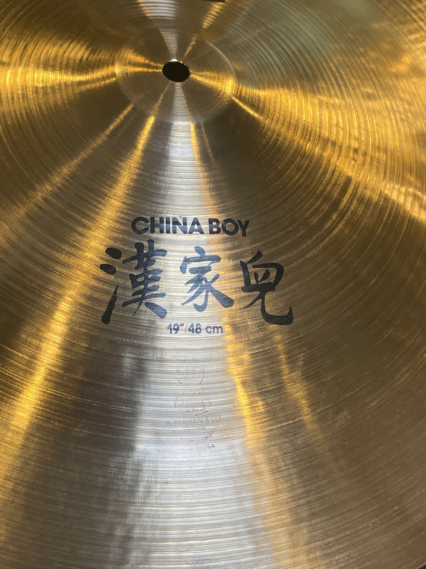 19" Zildjian K China Boy Cymbal 1508g