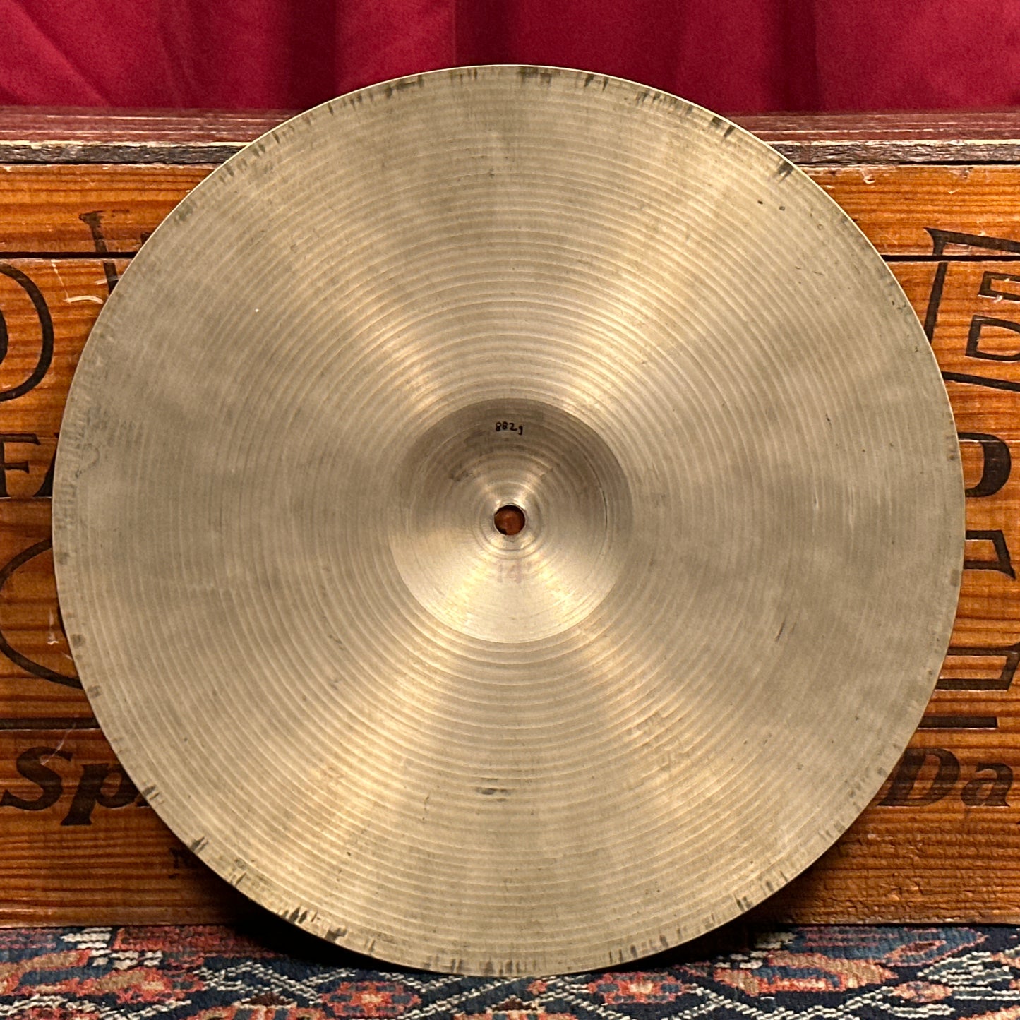 14" Paiste Formula 602 Pre-Serial 1960s Hi-Hat Cymbal Pair 784g/882g *Video Demo*