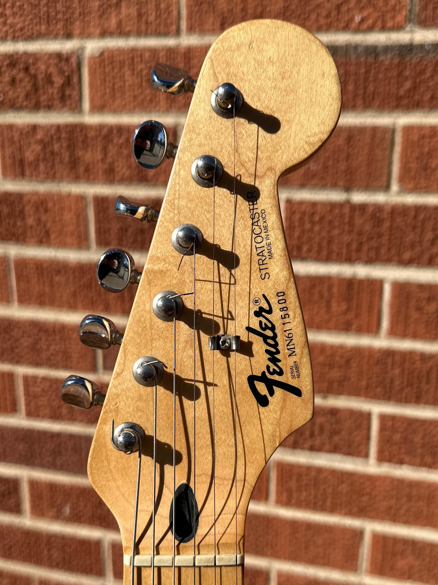 1996 Fender MIM Stratocaster Black w/ Fender Gig Bag