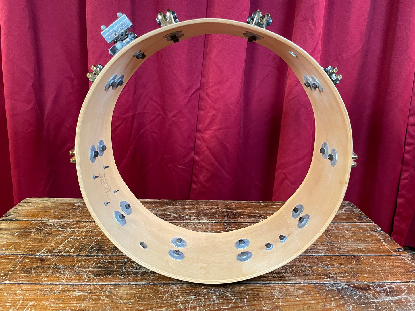 GMS 5.5x14 Snare Drum Shell for Parts or Project